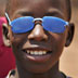 Zambia portrait blue glasses